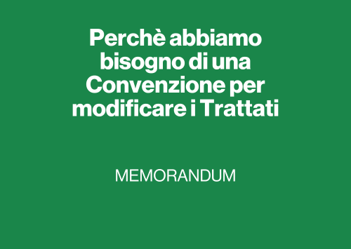 Memorandum dei federalisti europei