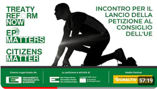 Convegno per il lancio della petizione