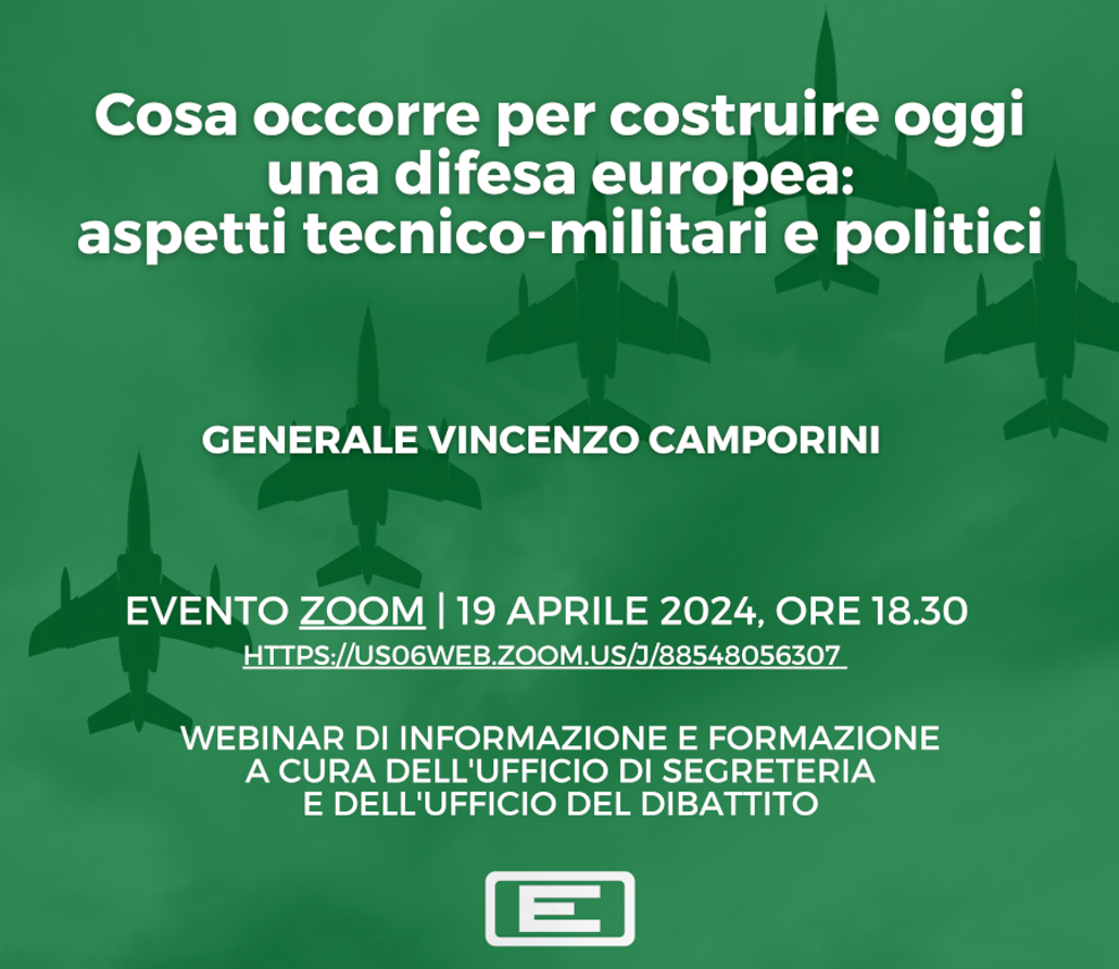 Webinar con il Gen. Camporini