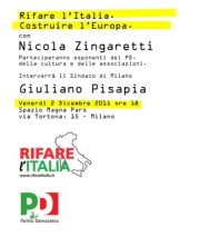 Convegno "Rifare l'Italia, Costruire l'Europa"