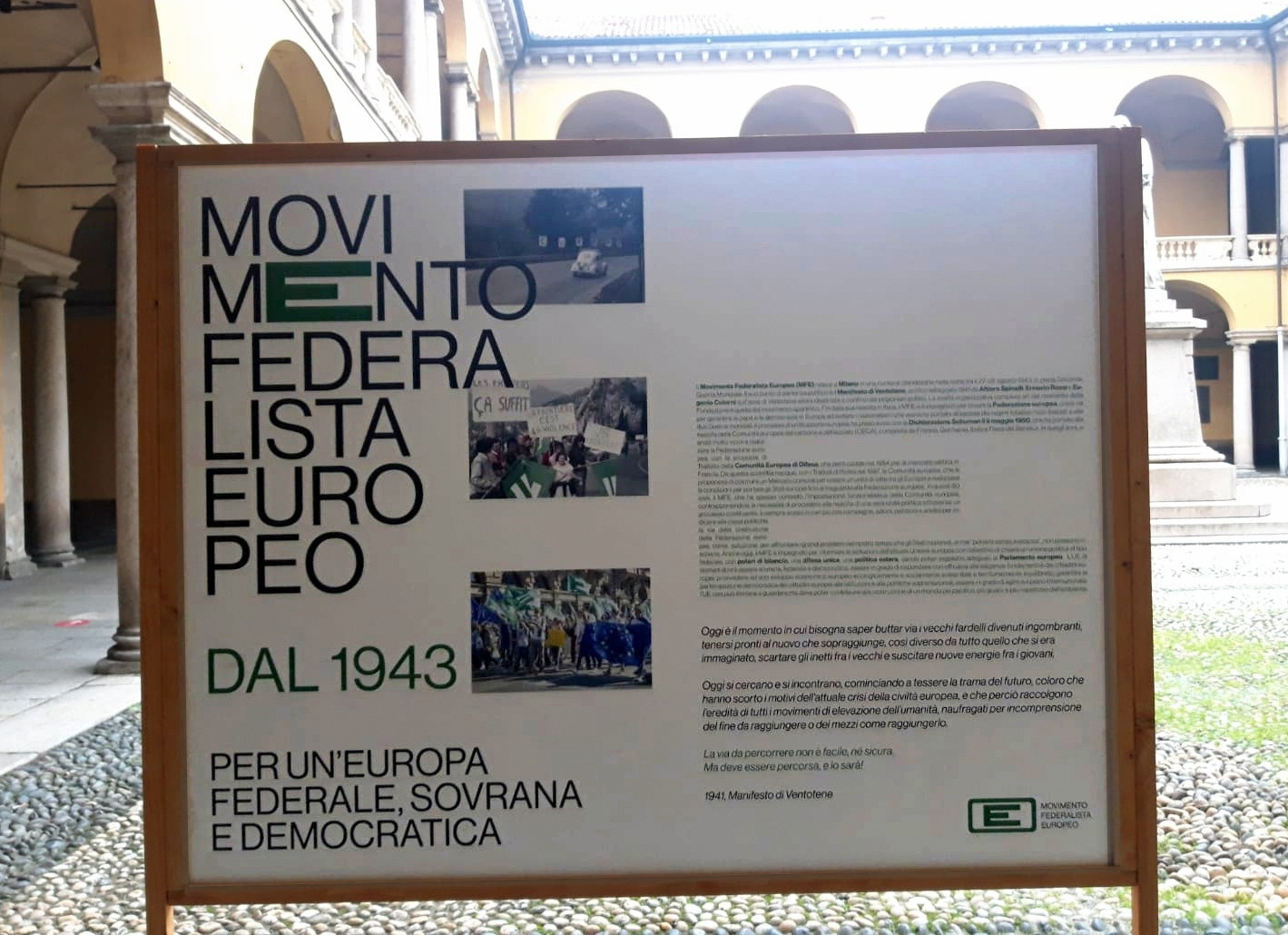 80^ anniversario della fondazione del MFE