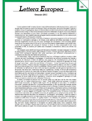 Lettera Europea